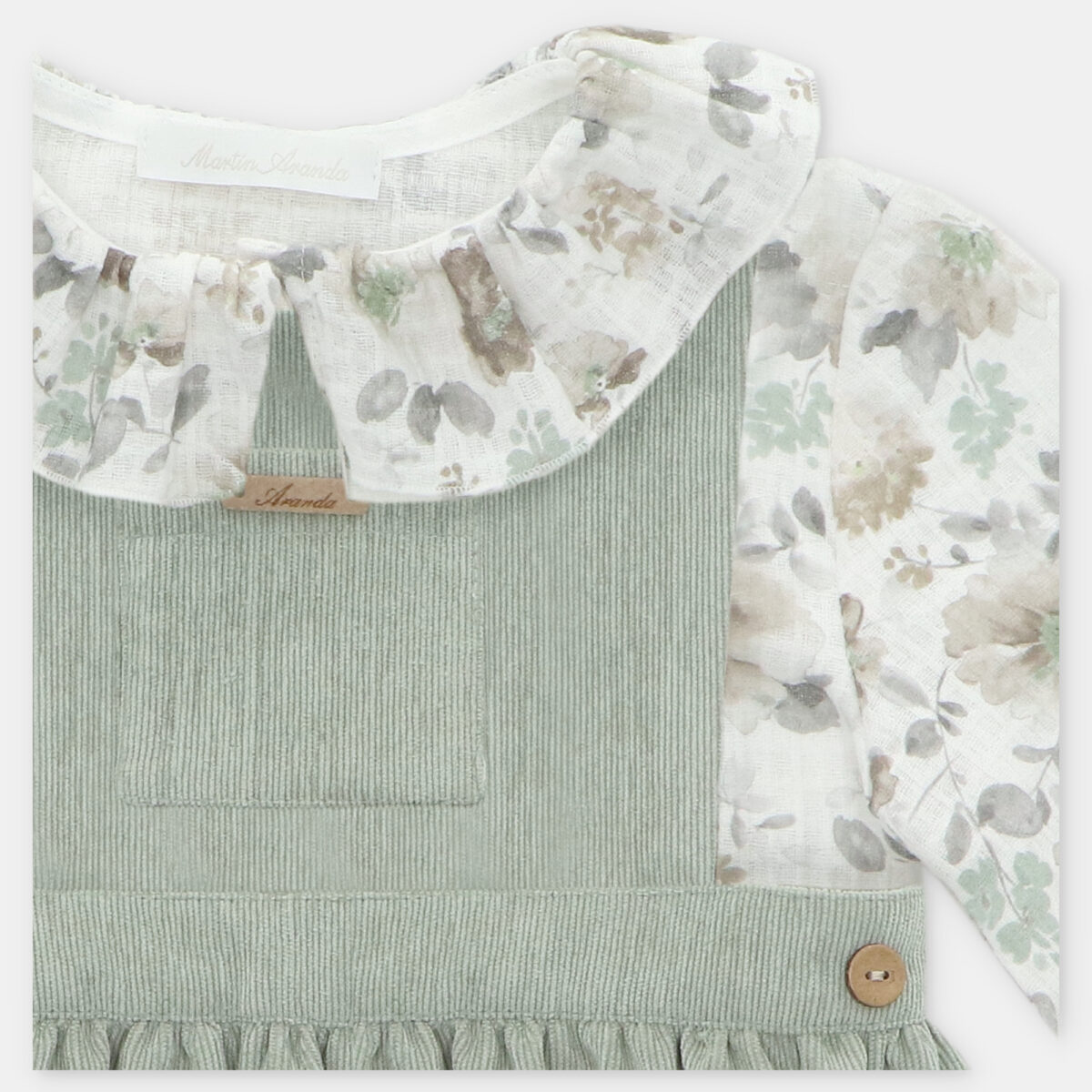 Conjunto Blusa Peto Niña York - Imagen 3