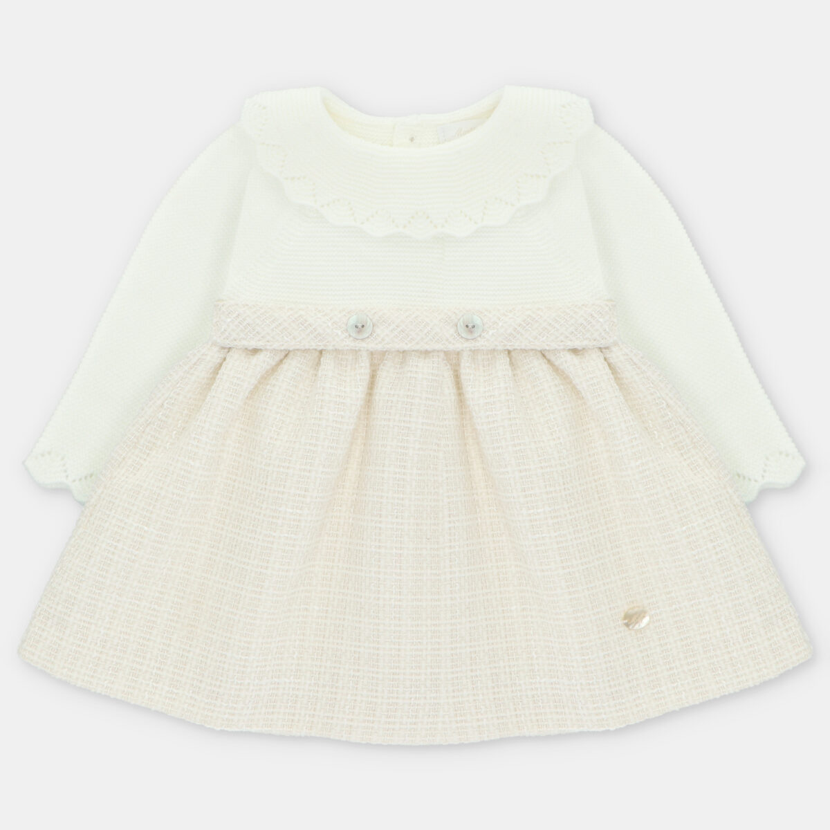 Vestido Punto y Tela Niña Derby