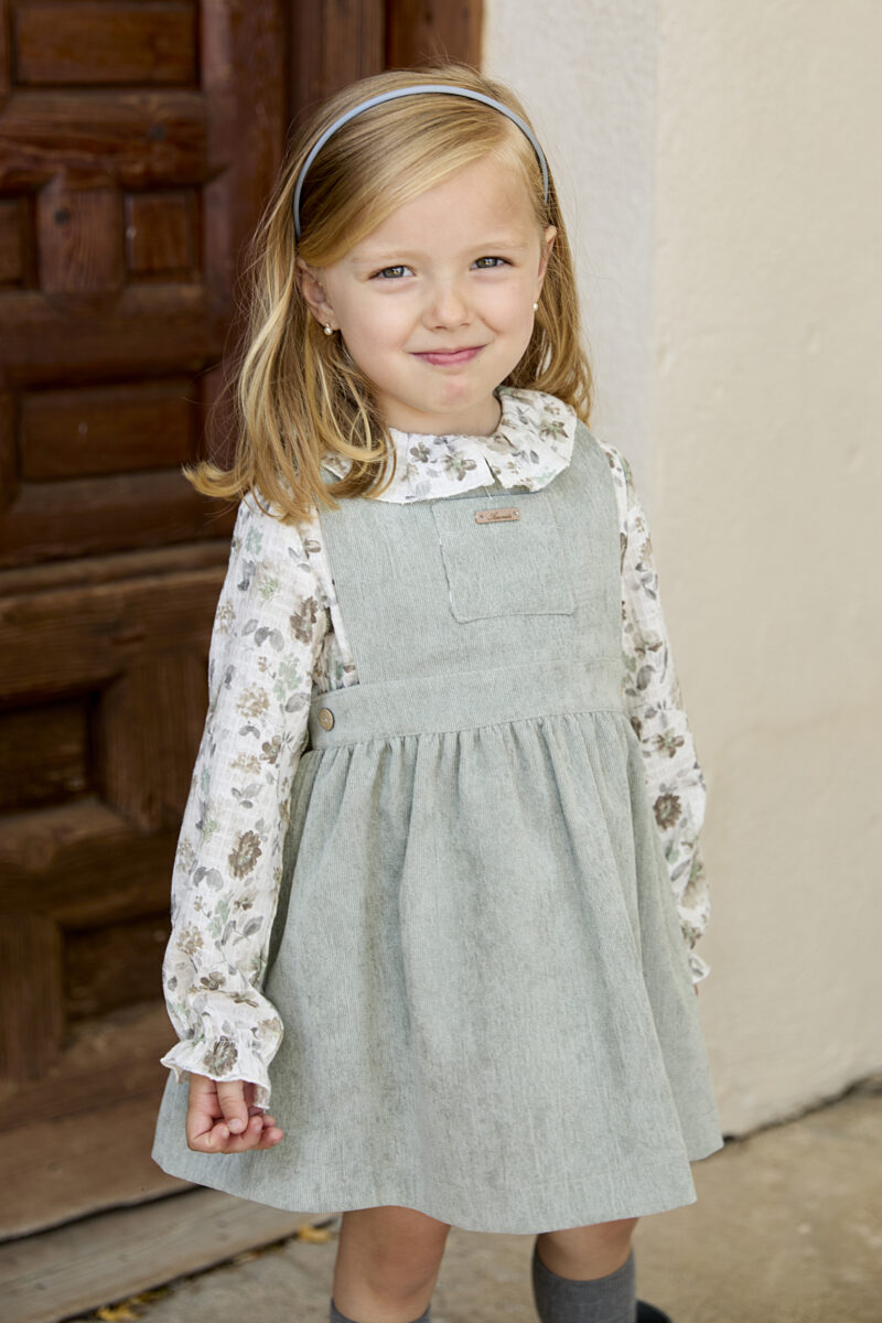 Conjunto Blusa Peto Niña York - Imagen 4