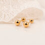 Arete Abridor Bombita  Oro 18k