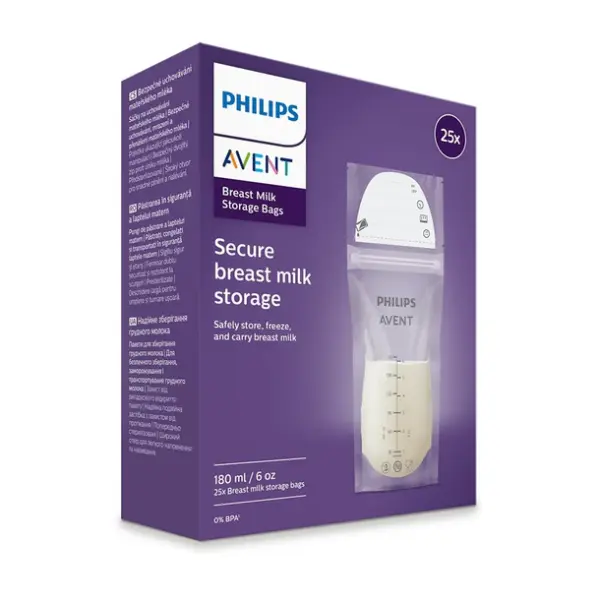 Bolsas Pre esterilizadas X 25 Leche Materna 6oz/18