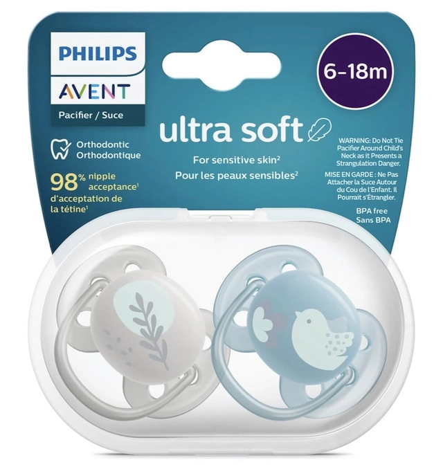 Chupón Ultra Soft 6-18M X2 Niño