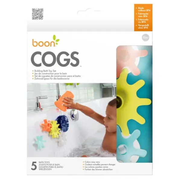 Cogs Bath Toy - Navy / Yellow