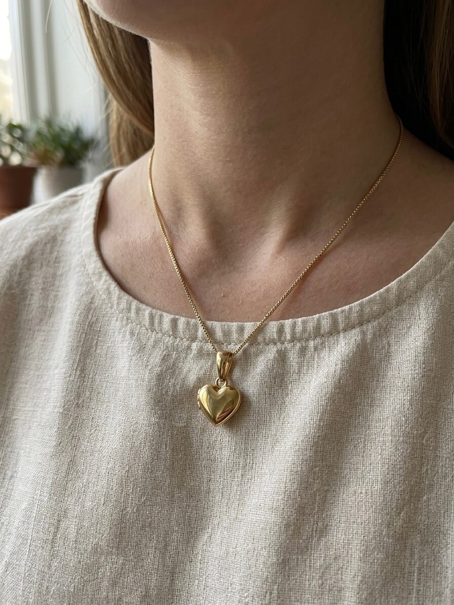 Cadena con Dije Corazon Acero - Imagen 3