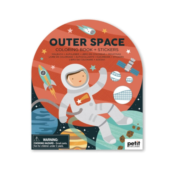 Outer Space - Libro Para Colorear Con Stickers