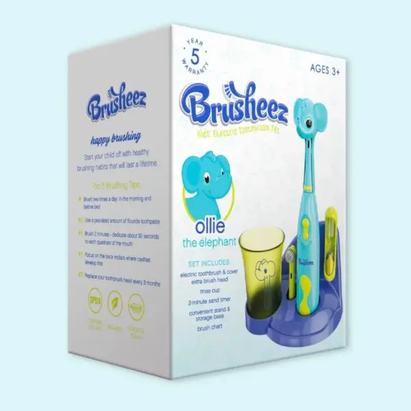 Set de Cepillo Eléctrico para Niño Brusheez - Ollie