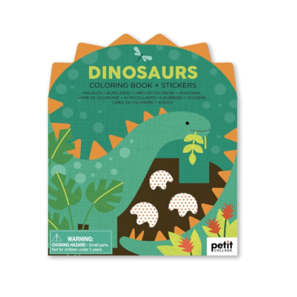 Dinosaurs - Libro Para Colorear Con Stickers
