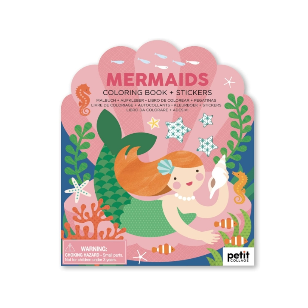 Mermaids - Libro Para Colorear Con Stickers