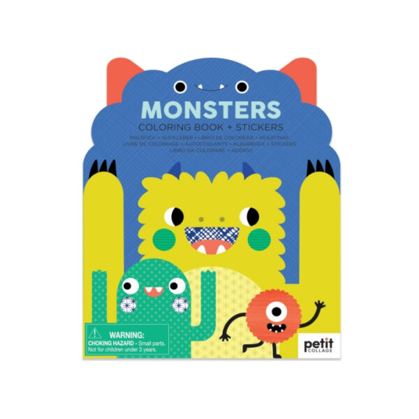 Monster - Libro Para Colorear Con Stickers