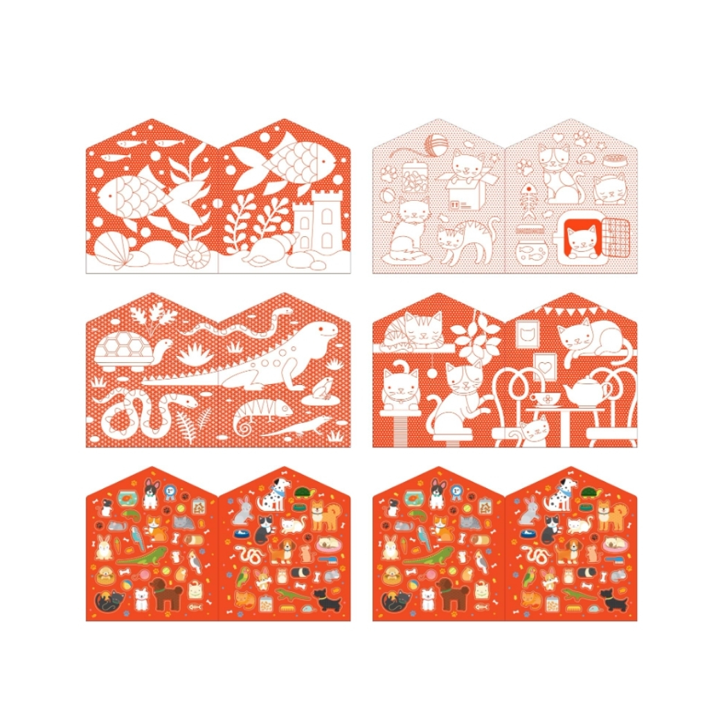 Pets - Libro Para Colorear Con Stickers - Imagen 2