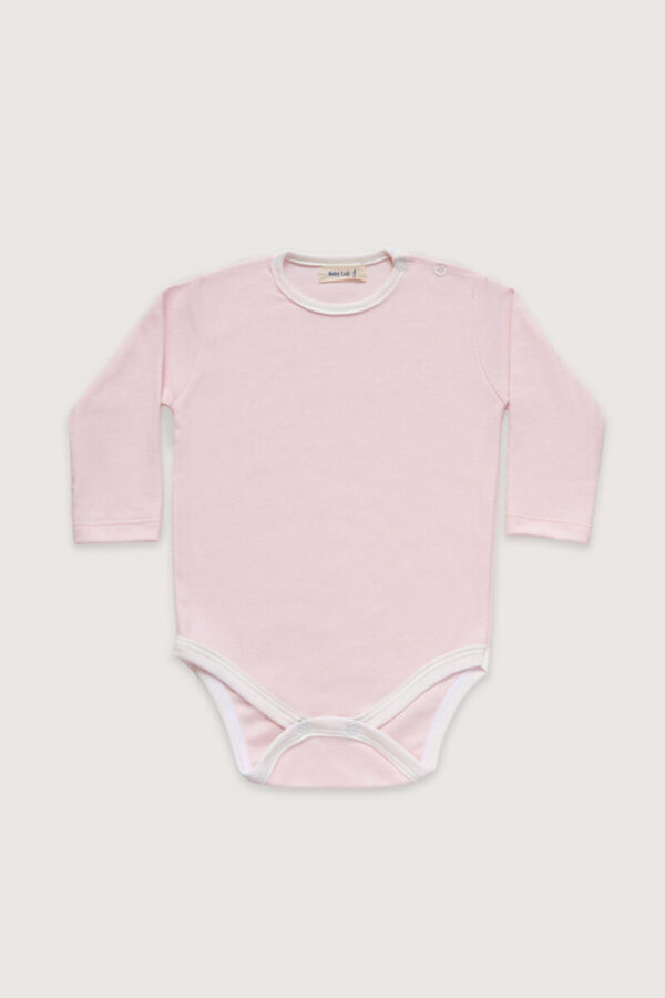 Body Pima ML Americano - Rosad Past