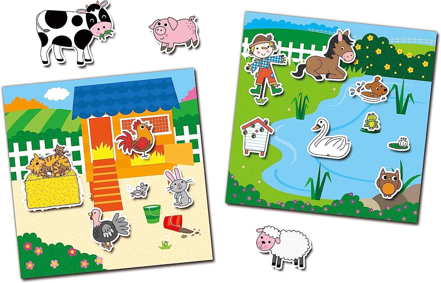 Libro Reusable de Stickers - Granja - Imagen 2