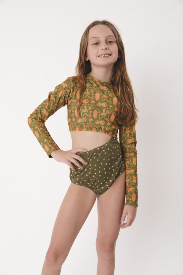Trikini Manga Larga - Piñas