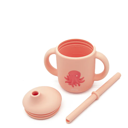 Vaso de Silicona con Pajita de Slurpy el Pulpo - Imagen 3