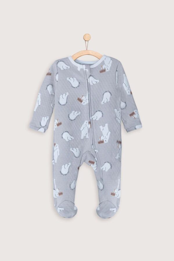 Pijama Enterizo Jacquard - Oso Polar