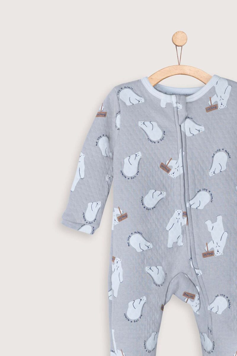 Pijama Enterizo Jacquard - Oso Polar - Imagen 2