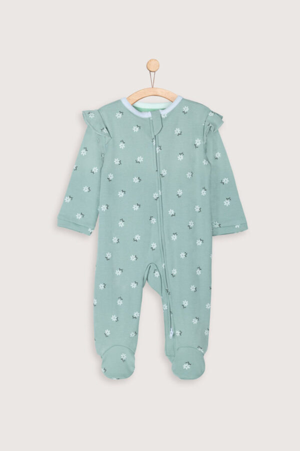 Pijama Enterizo Pima - Verde Marg