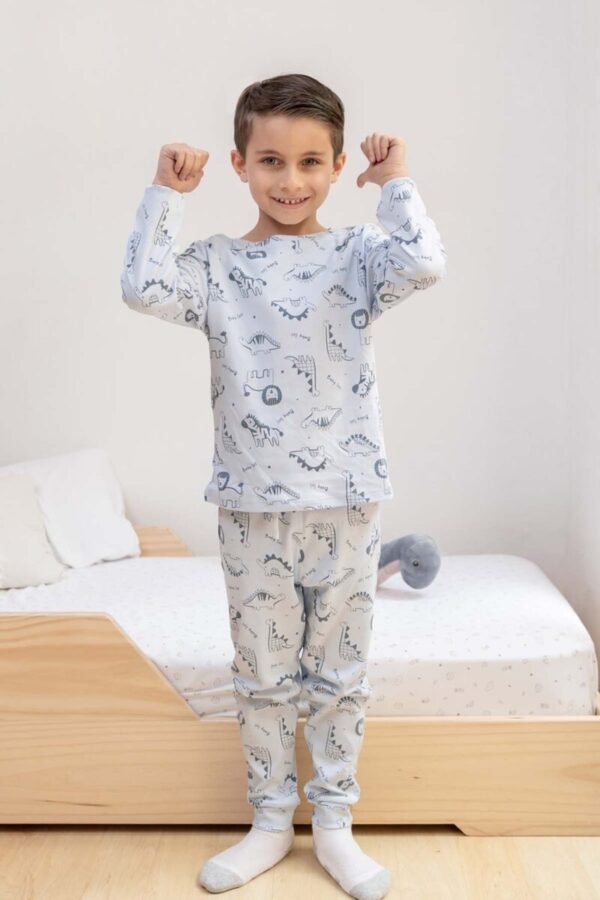 Pijama Pima ML Pantalón - Celeste Di