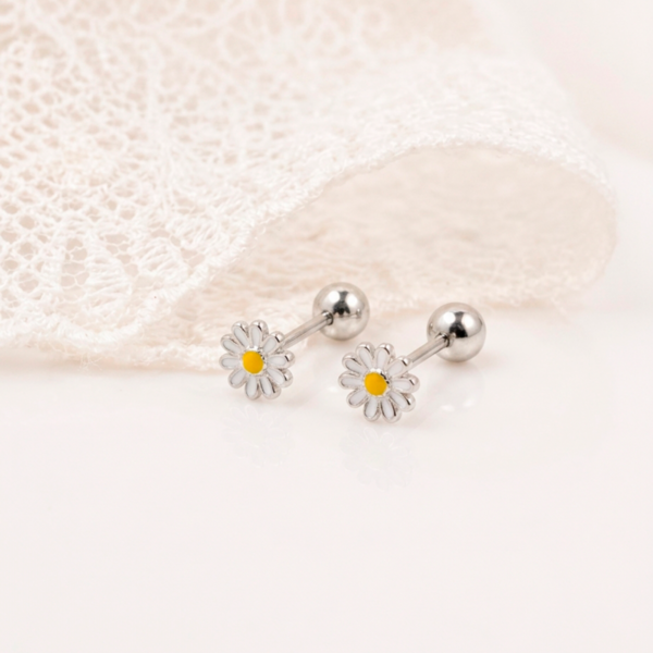 Aretes Plata Margarita