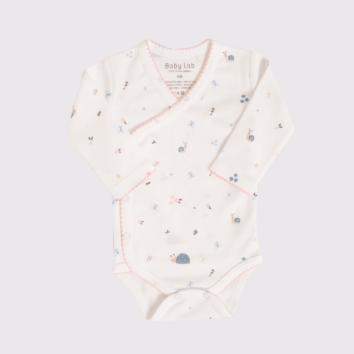 Body Cruzado Estampado Picot - Baby Lab - Imagen 7