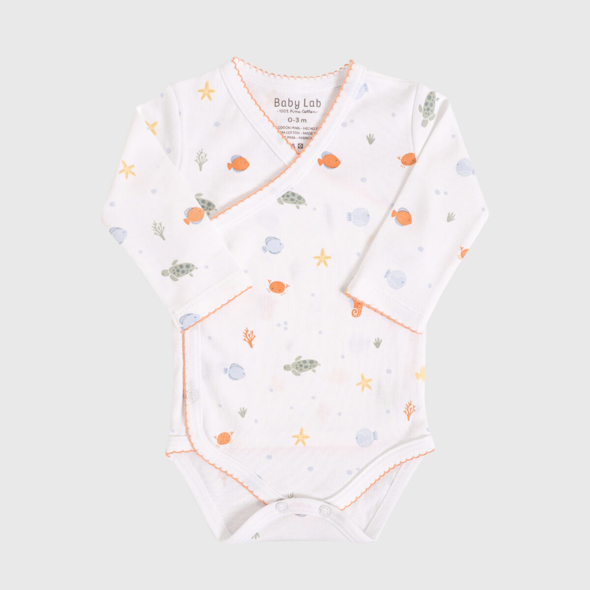 Body Cruzado Estampado Picot - Baby Lab - Imagen 6
