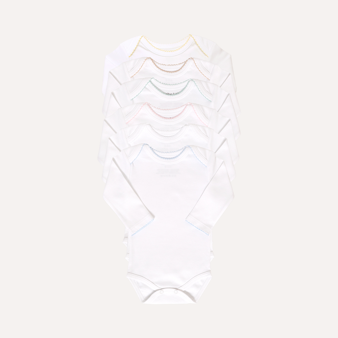 Body Americano ML - Blanco Picot - Baby Lab