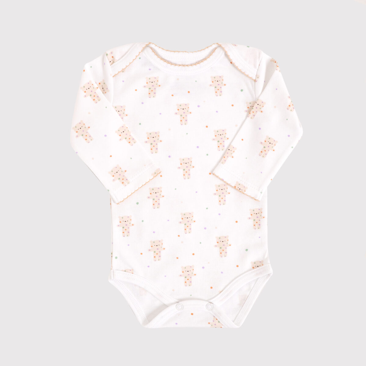Body Americano ML - Estampado Picot - Baby Lab