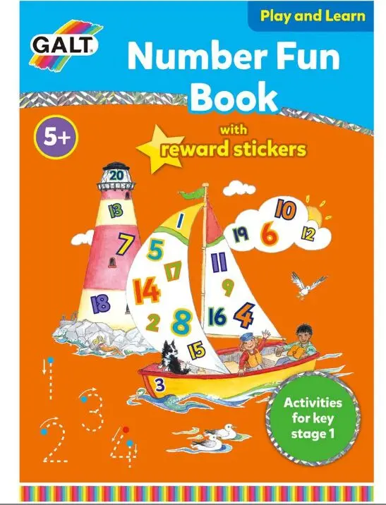 Libro con Stickers de Premiación - Diversión con Números