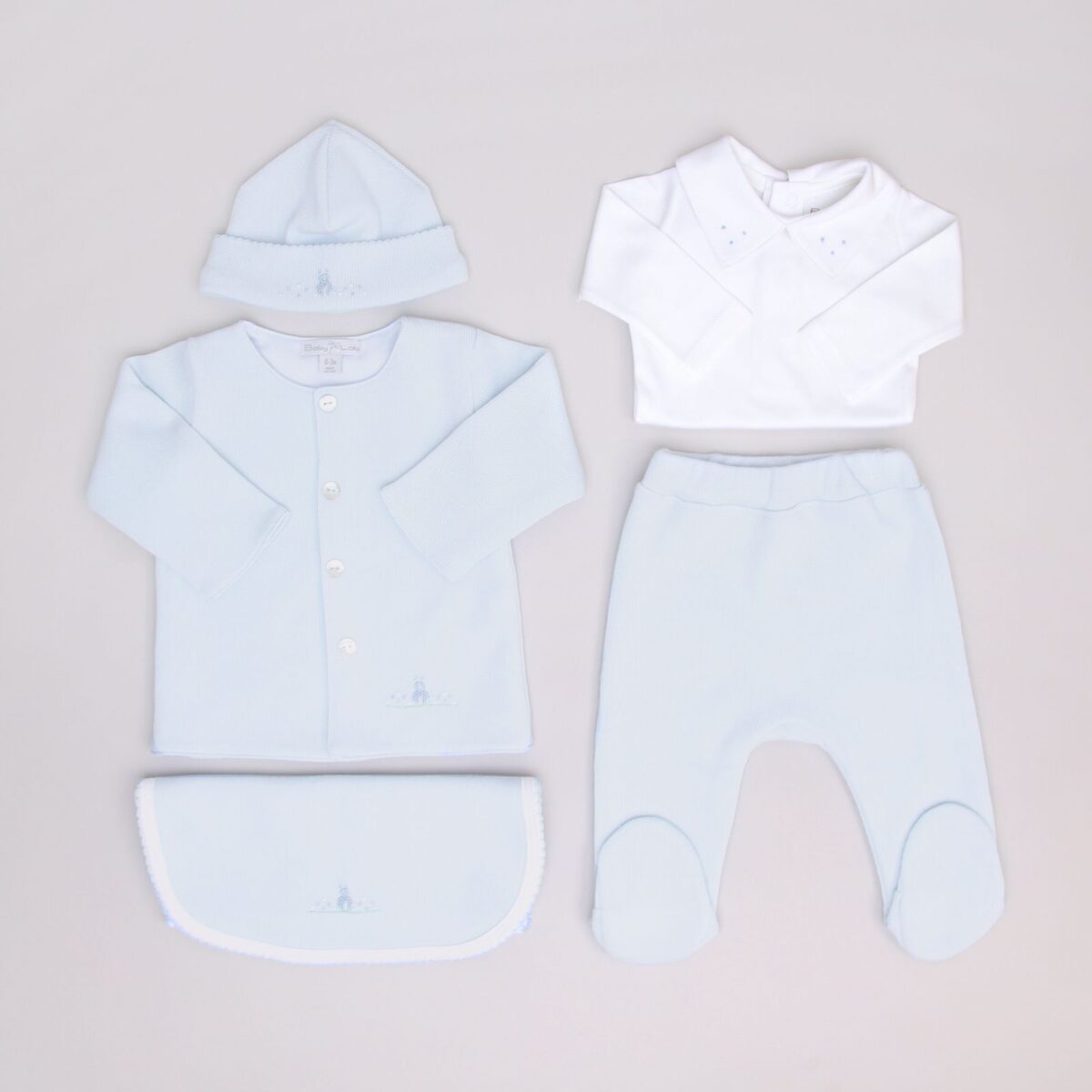 Set 5 piezas Punto Inglés - Baby Lab