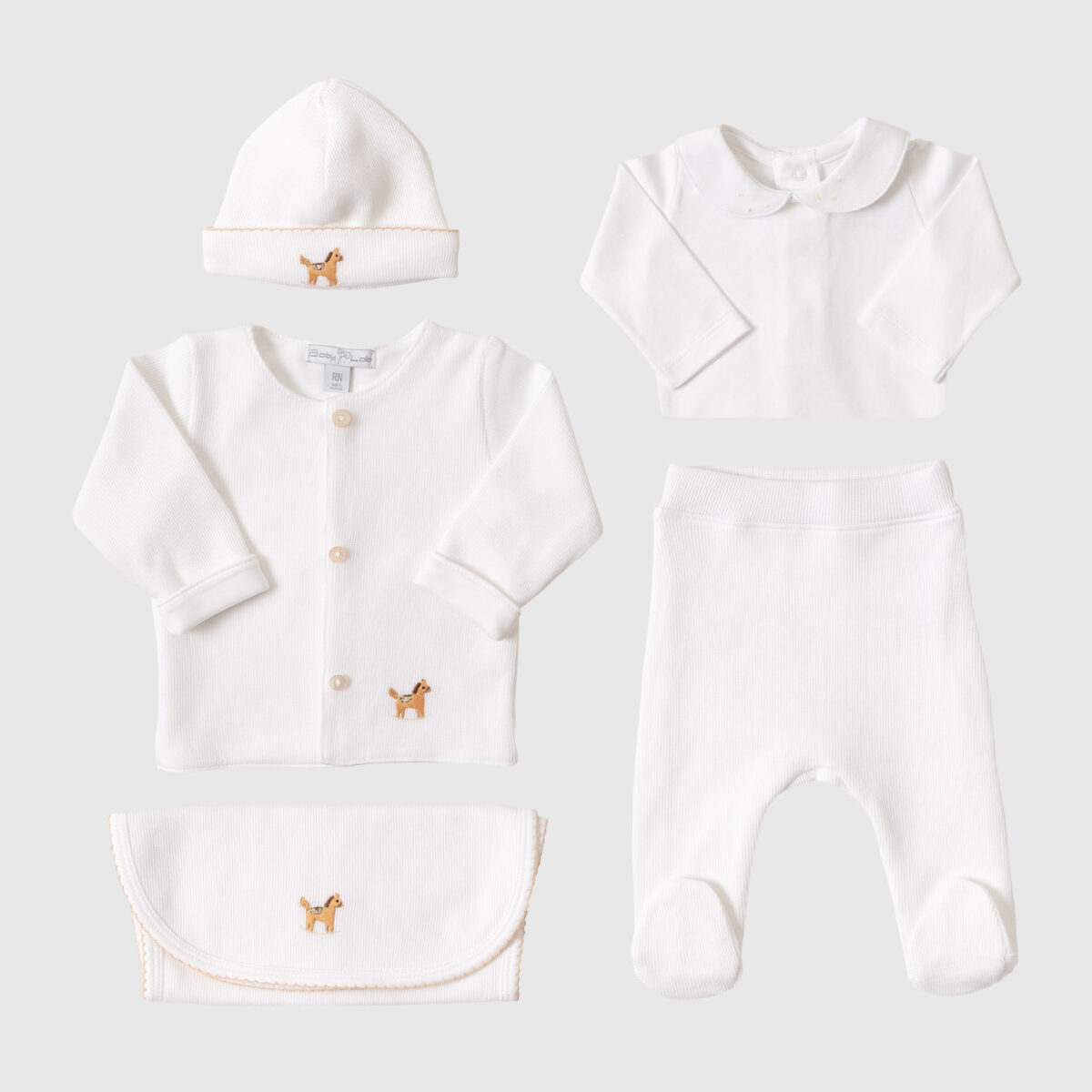 Set 5 piezas Punto Inglés - Baby Lab - Imagen 2
