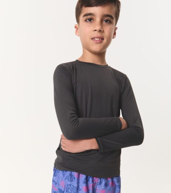 Polo de Lycra ML - Gris Oscuro - Bucarena