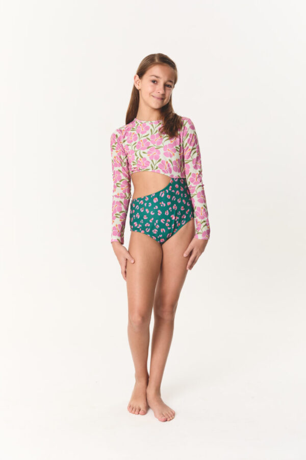 Trikini Manga Larga - Flor de Jama - Bucarena