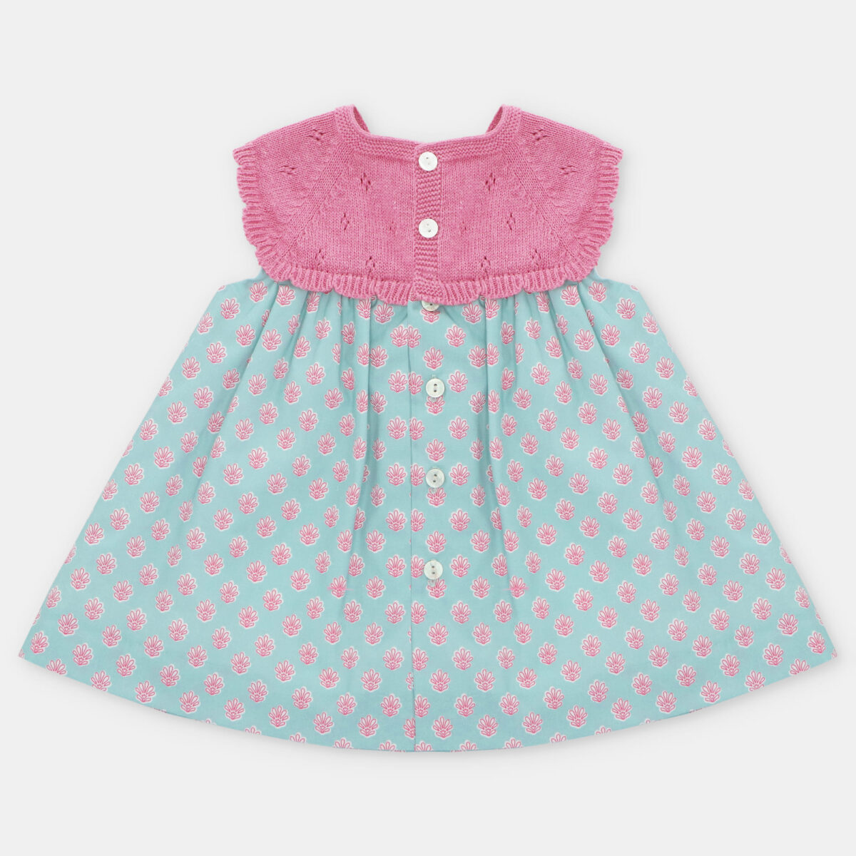 Vestido Punto y Tela Alberta - Imagen 3