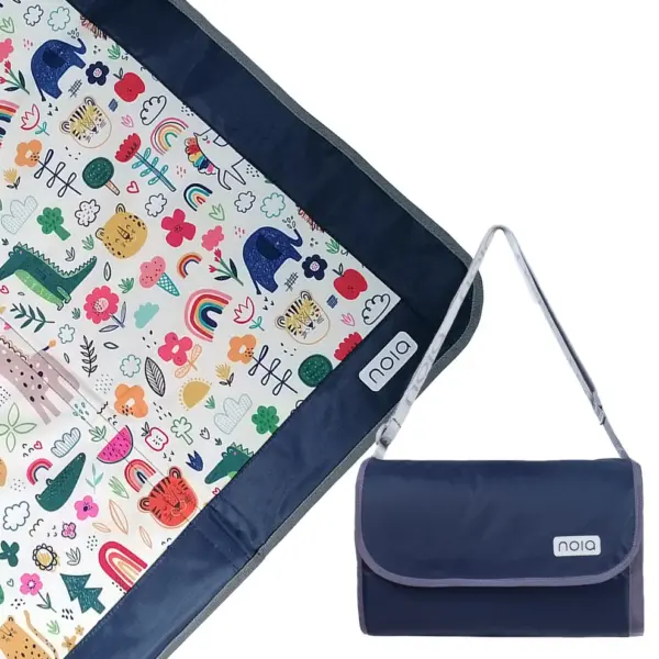 Noia mat Joy jungle exterior azul marino