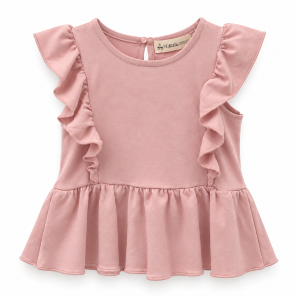 Polo Niña Bobos Palo Rosa