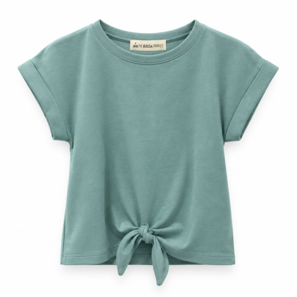 Polo Niña Nudo Cemento