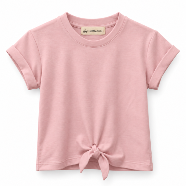 Polo Niña Nudo Palo Rosa