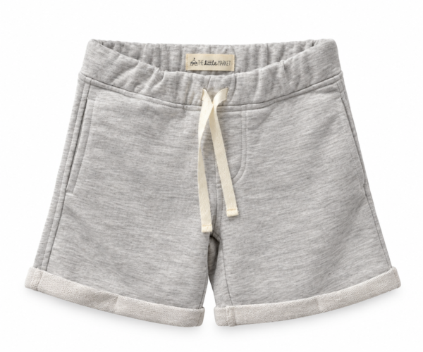 Short Niño Basico Gris Melan